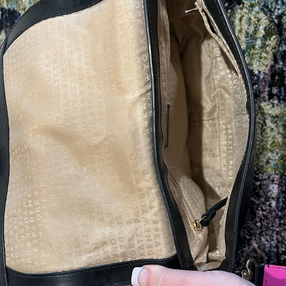 Kate Spade Black and Pink Crossbody Bag - Picture 2 of 4